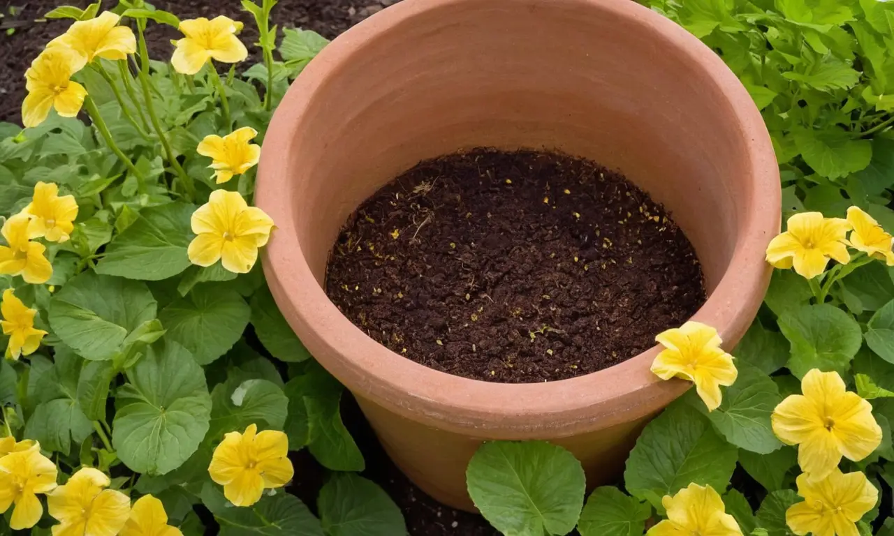 Un jardín vibrante y sereno con flores