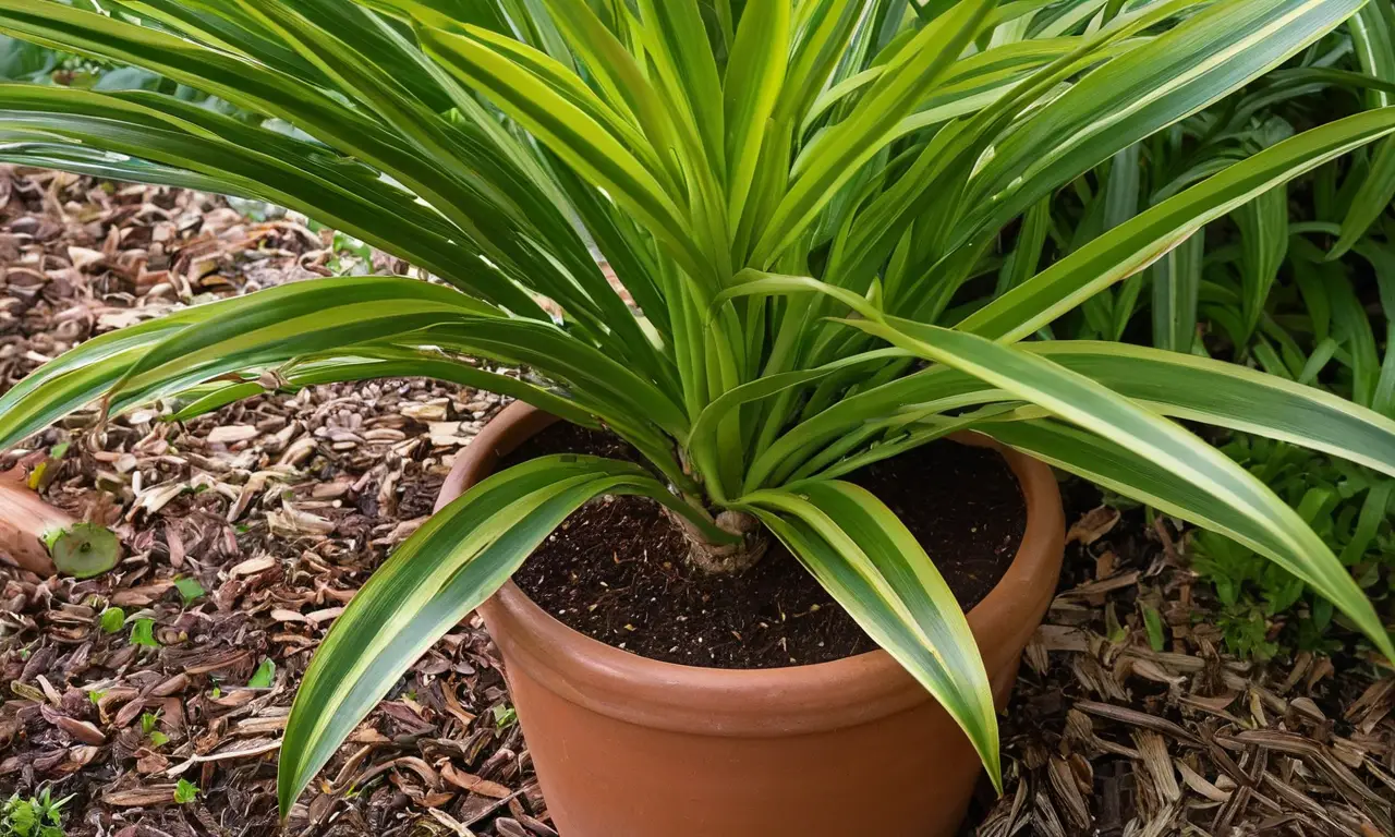 Planta dracaena en un entorno acogedor