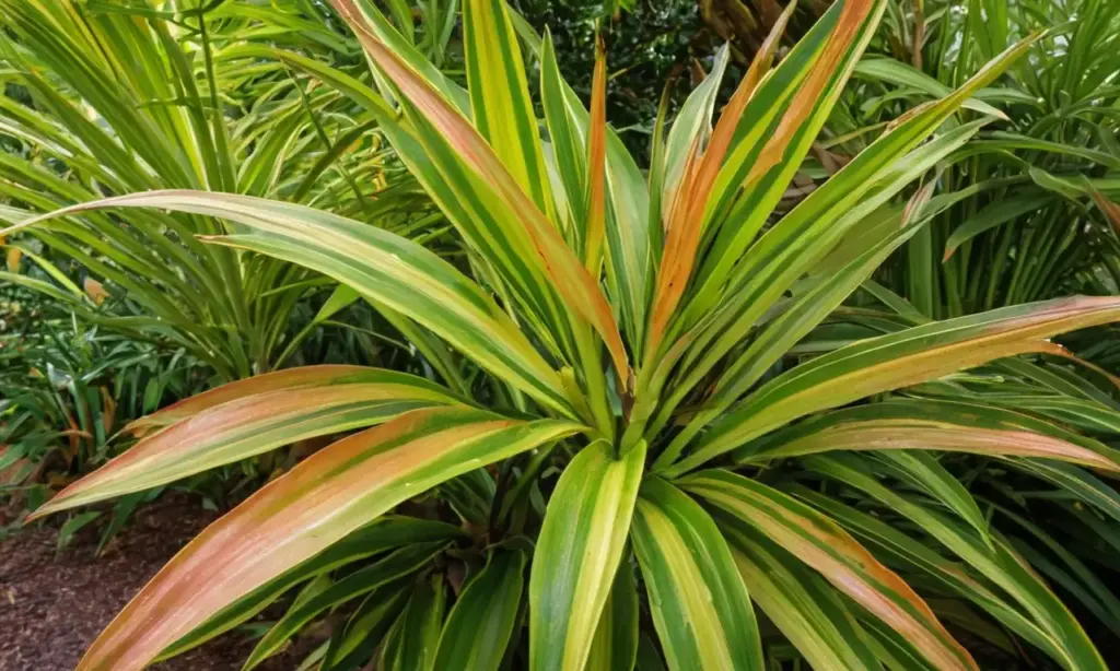 Hojas verdes brillantes en un jardín vibrante