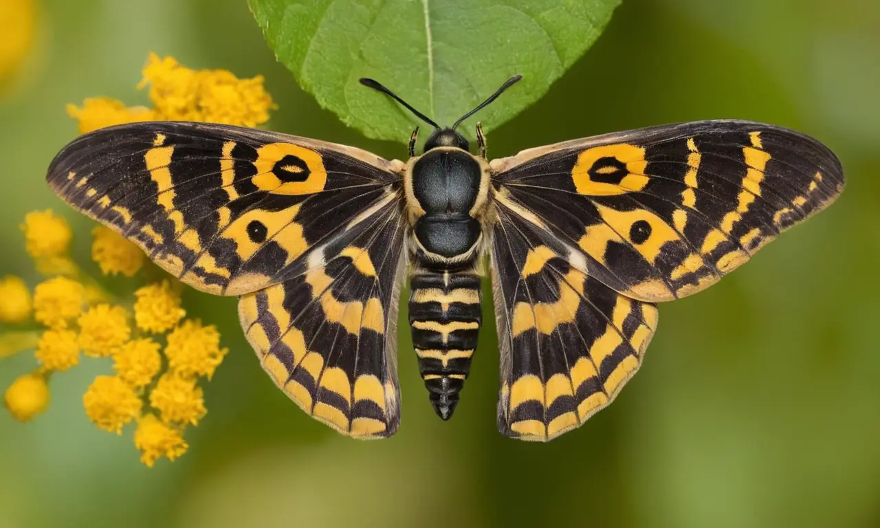 La polilla Acherontia atropos muestra notable dimorfismo sexual