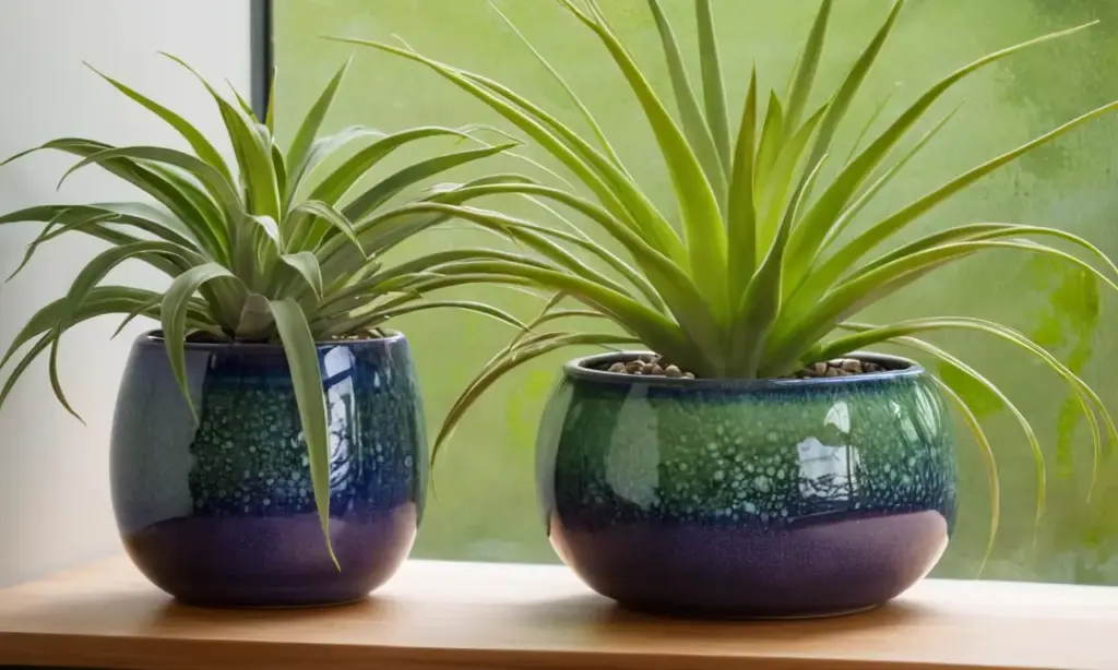 Belleza serena de plantas en interior