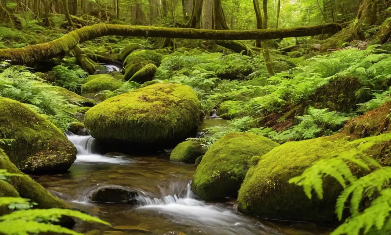 Naturaleza vibrante con flora y fauna diversa