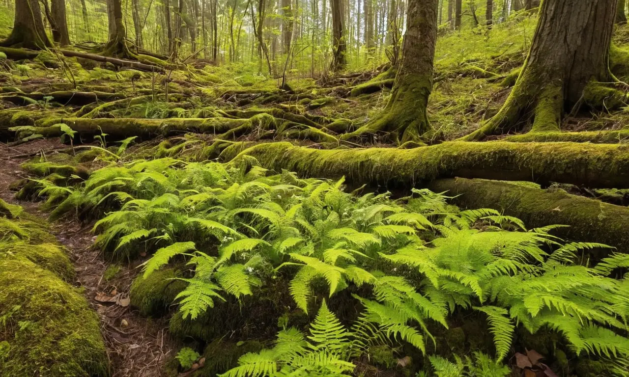 Bosque denso, vida vibrante y tranquilidad serena