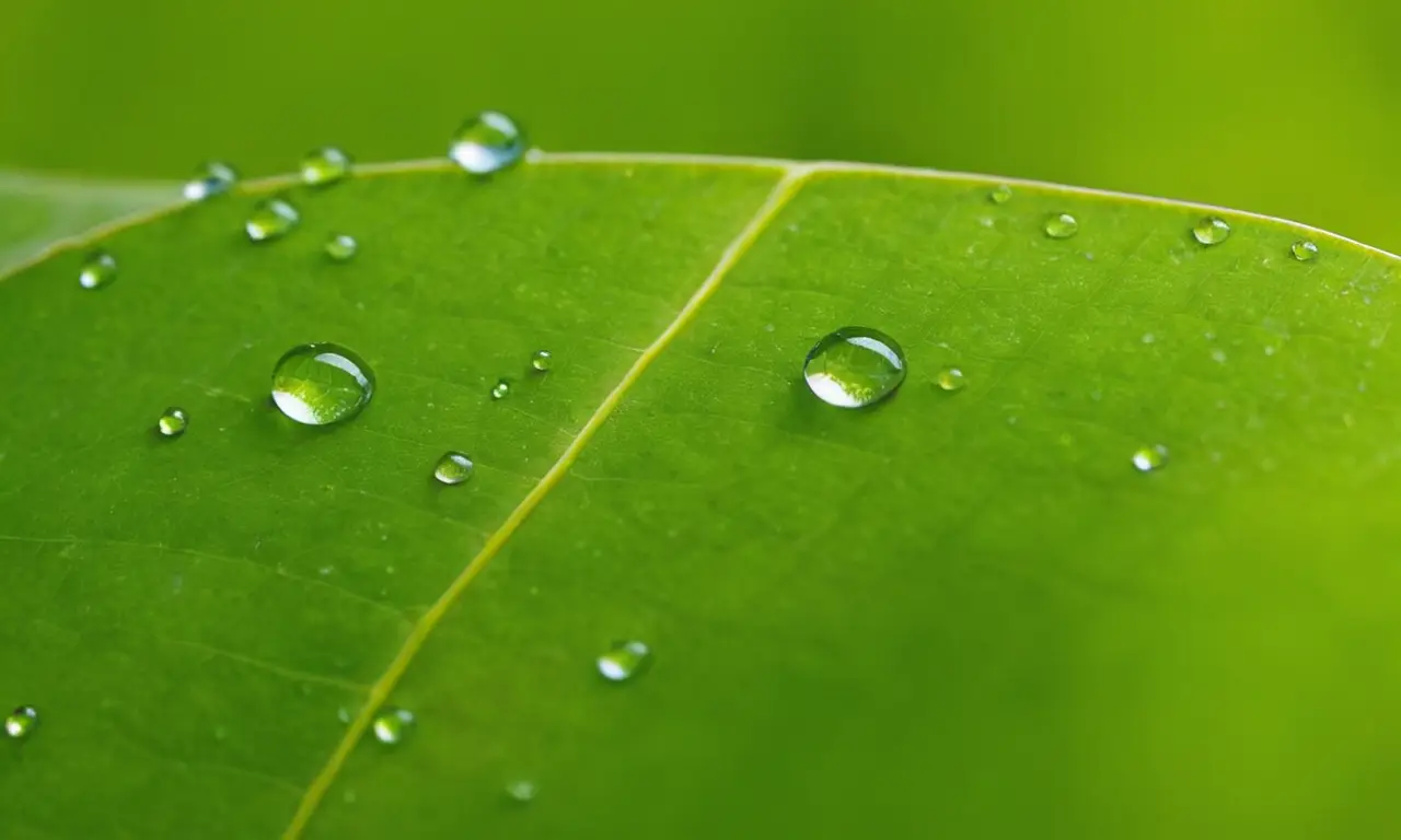 Ecosistema vibrante y microscópico en armonía