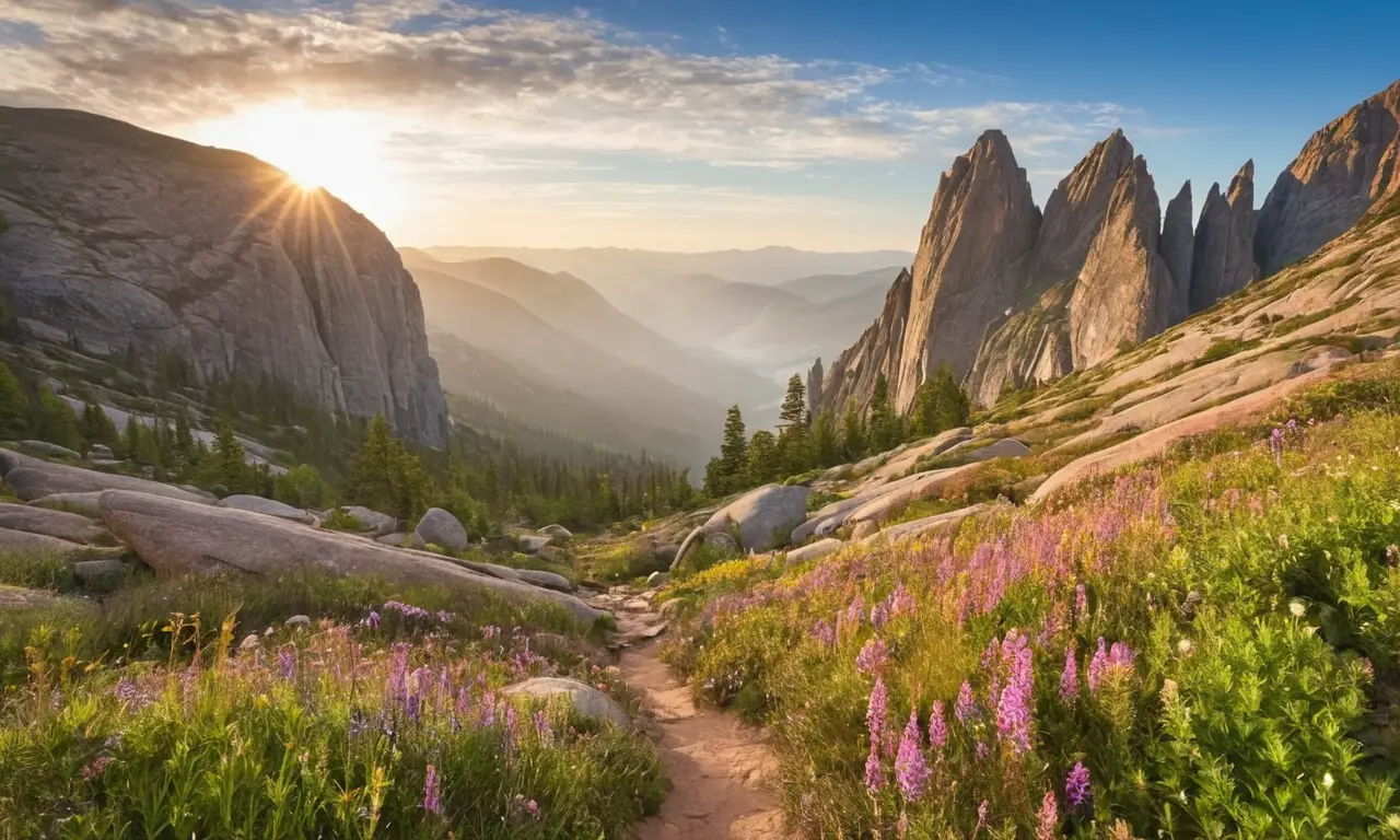 Impresionantes paisajes naturales evocan tranquilidad serena