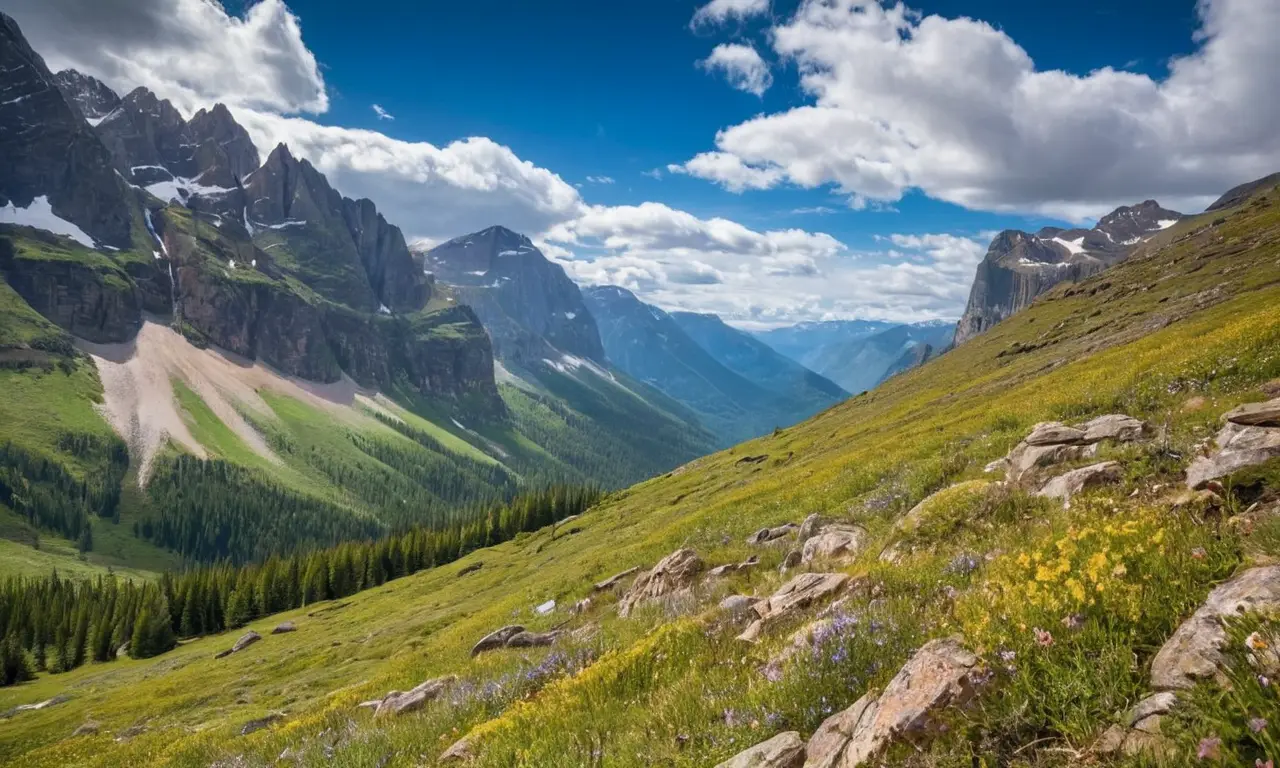 Impresionantes montañas revelan la belleza natural