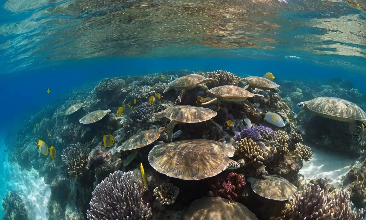 Ecosistema marino vibrante y sereno