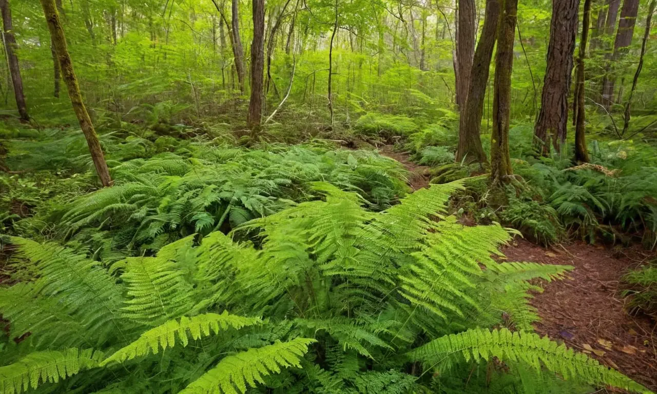 Un bosque vibrante y lleno de vida