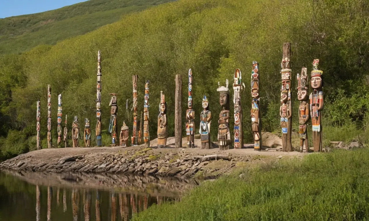 Paisaje vibrante que une naturaleza y cultura