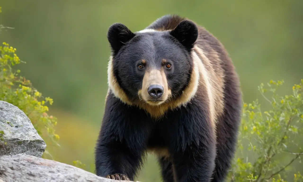 Oso andino en armonía con su entorno