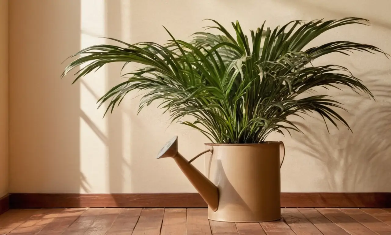 Palmera Kentia crea un ambiente sereno