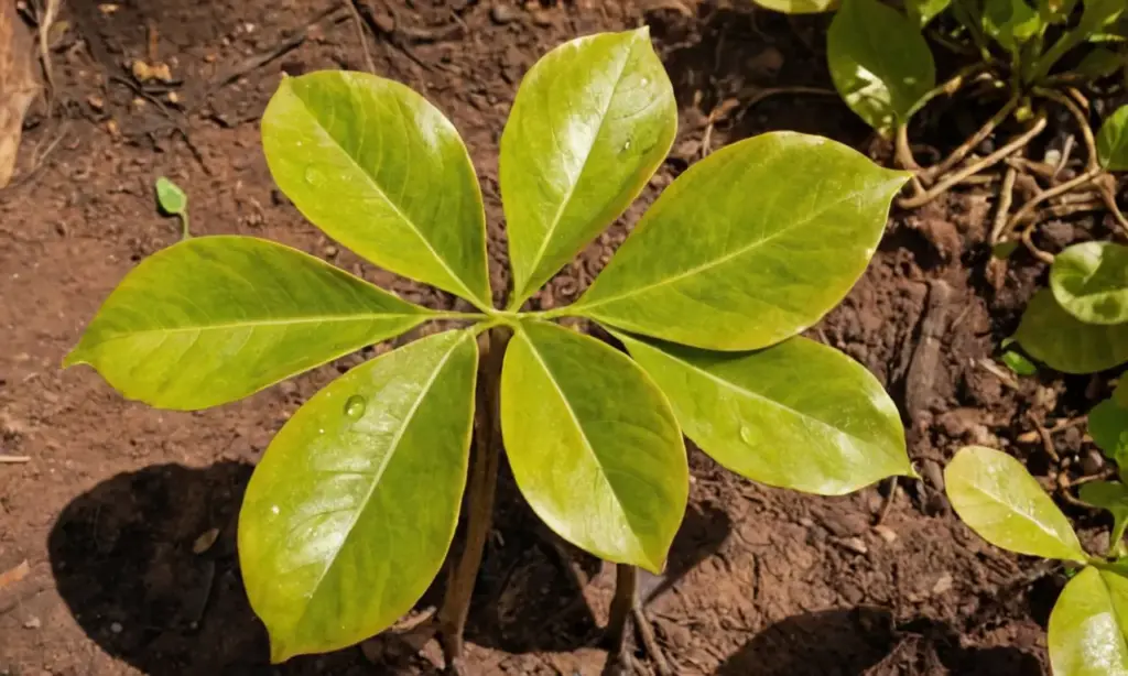 Planta marchita necesita urgente atención