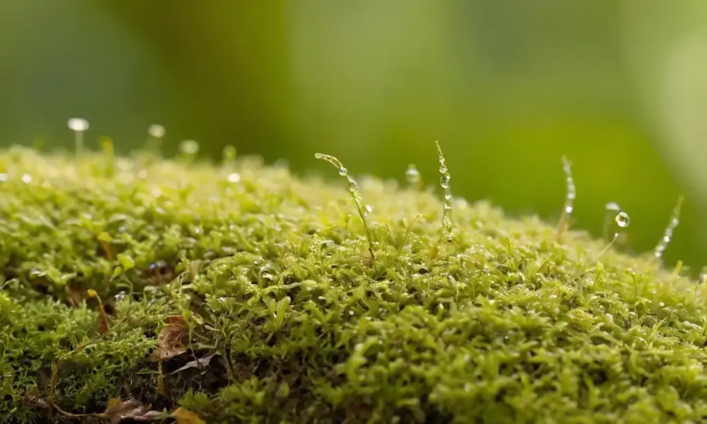 Seta realista en un entorno forestal