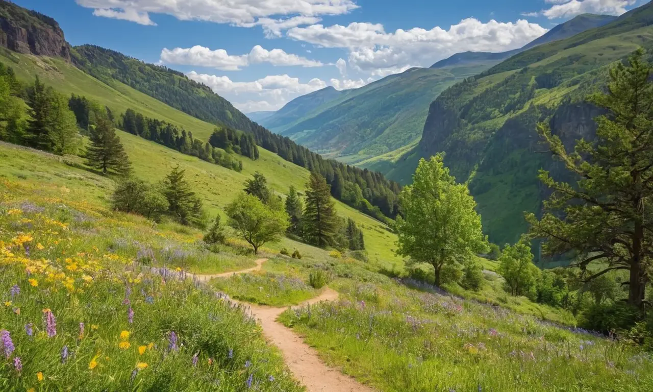 Naturaleza exuberante y tranquila llena de vida