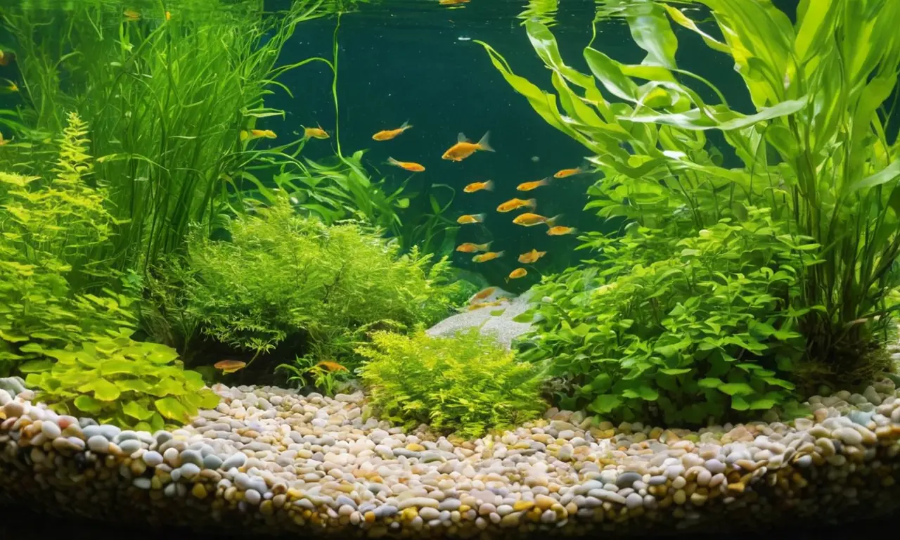 Un ecosistema acuático sereno y vibrante