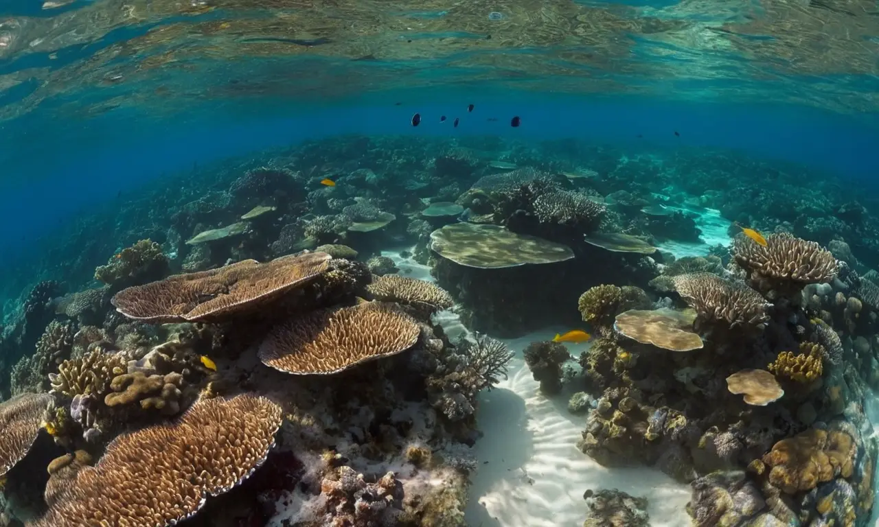 Arrecifes de coral vibrantes y ecosistemas diversificados