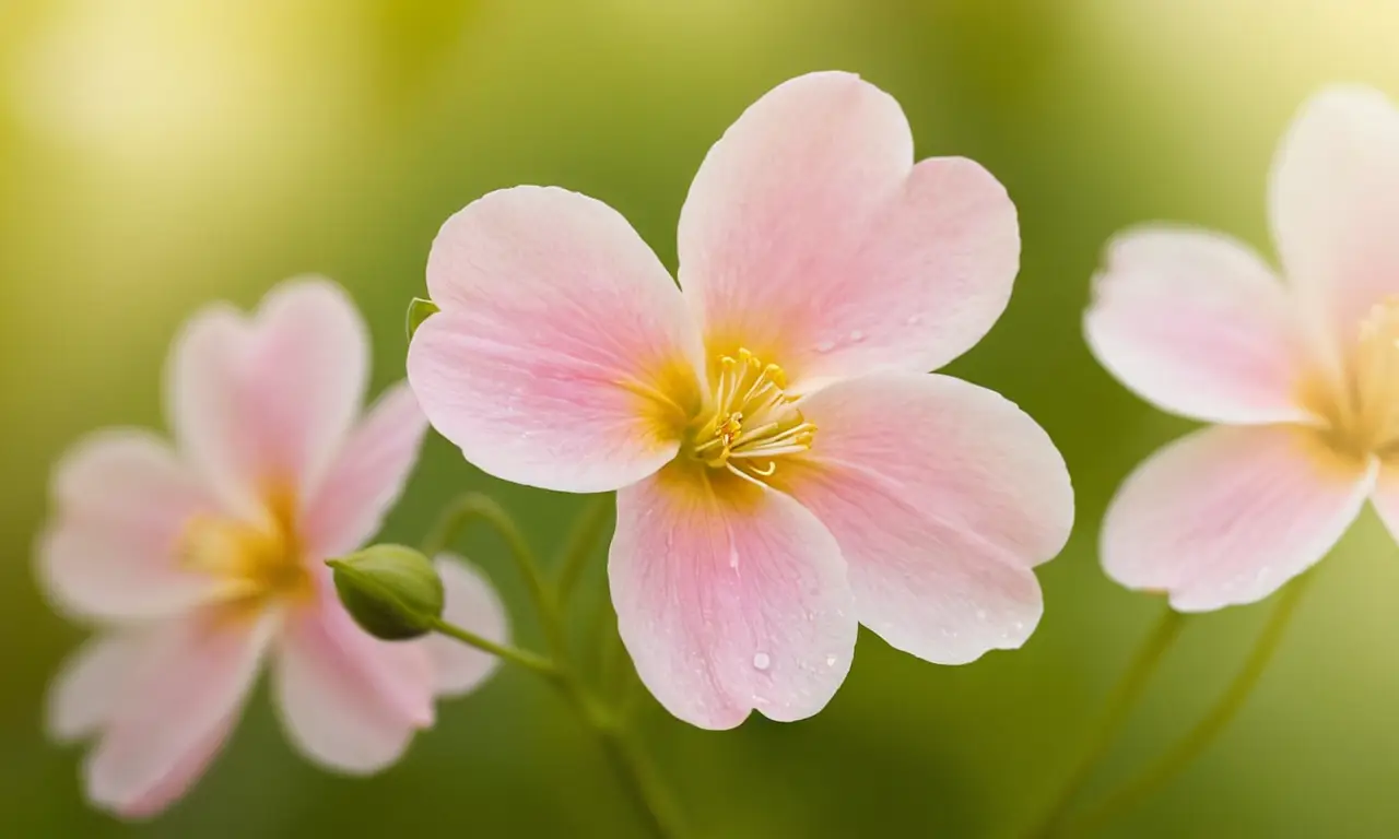 Flor vibrante con pétalos rosados y frescos