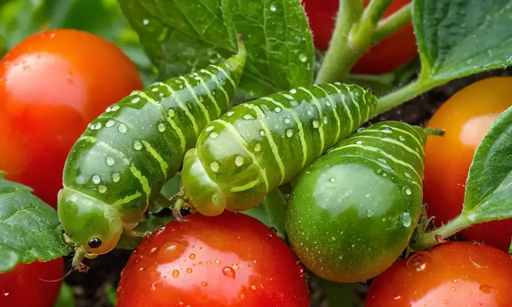 Planta de tomate vibrante y saludable