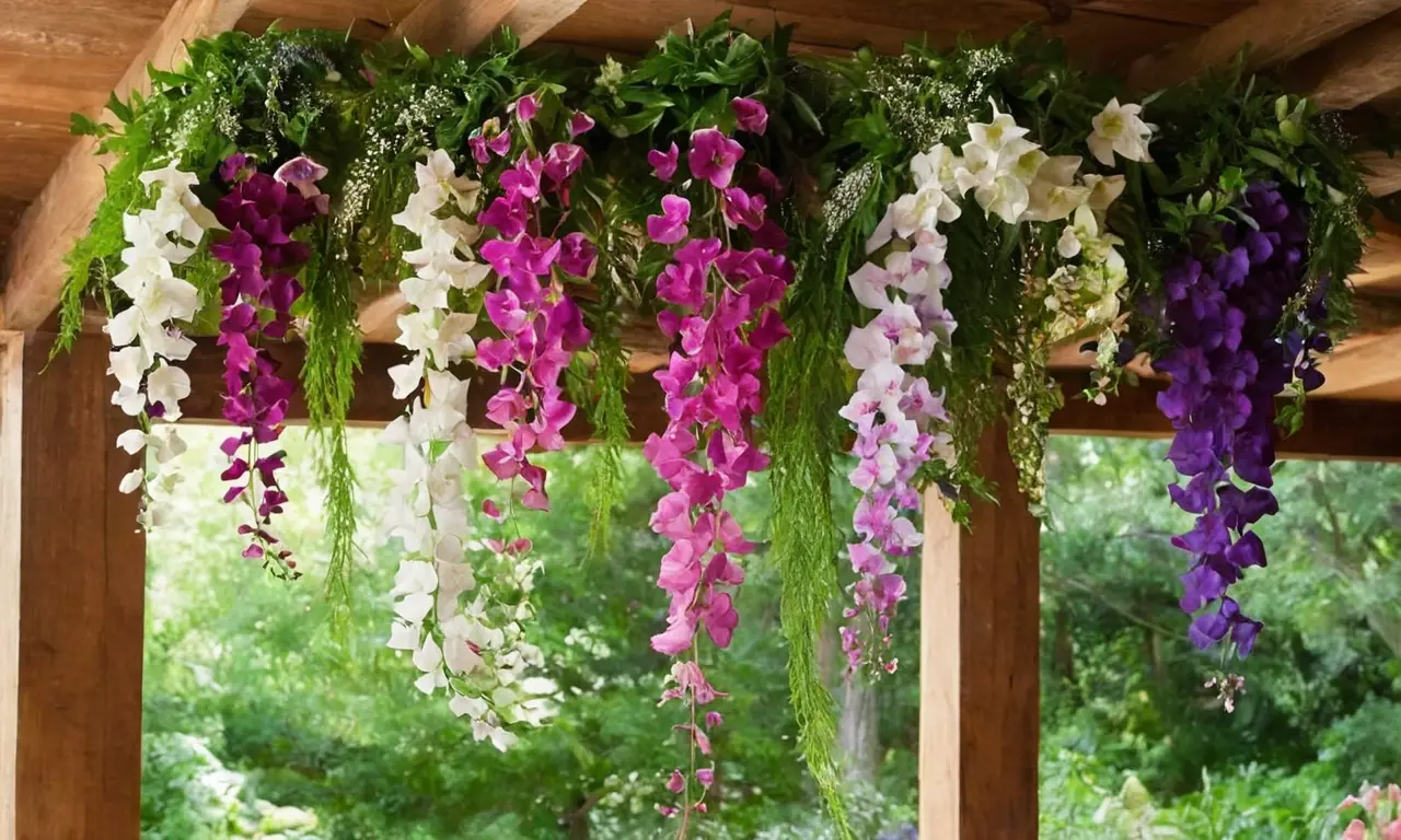 Flores vibrantes crean un entorno natural hermoso