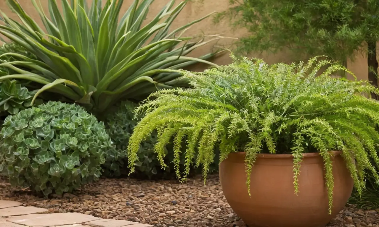 Plantas suculentas vibrantes en hermosos maceteros