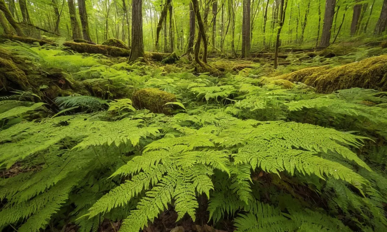 Ecosistema natural vibrante y sereno