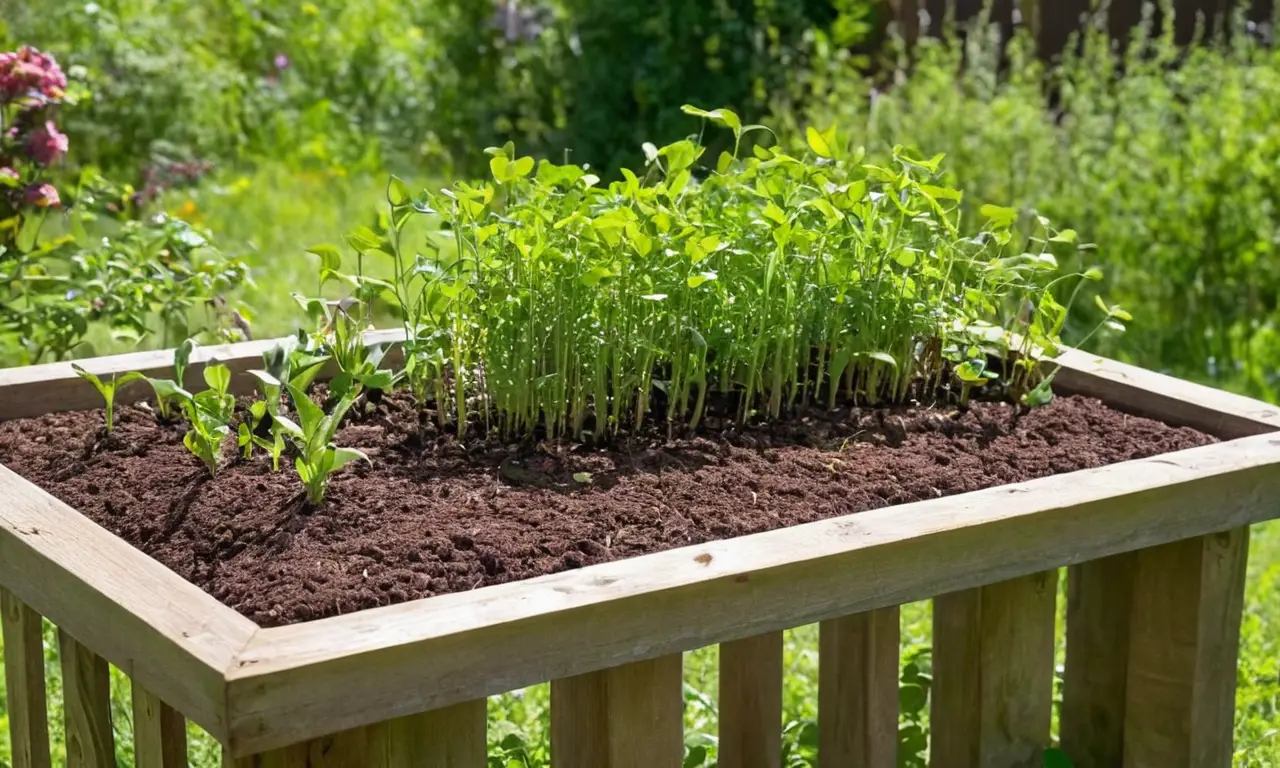 Un jardín vibrante lleno de vida y potencial