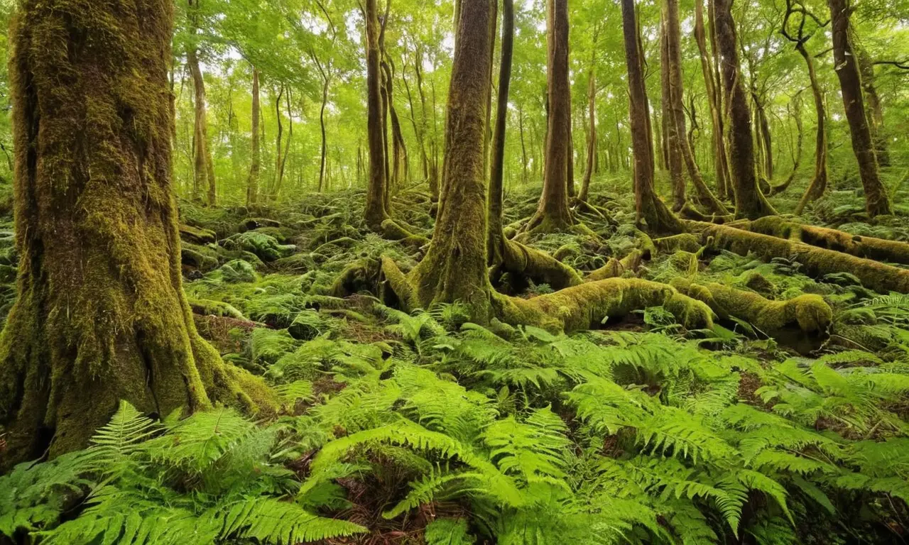 Selva vibrante llena de vida y aromas