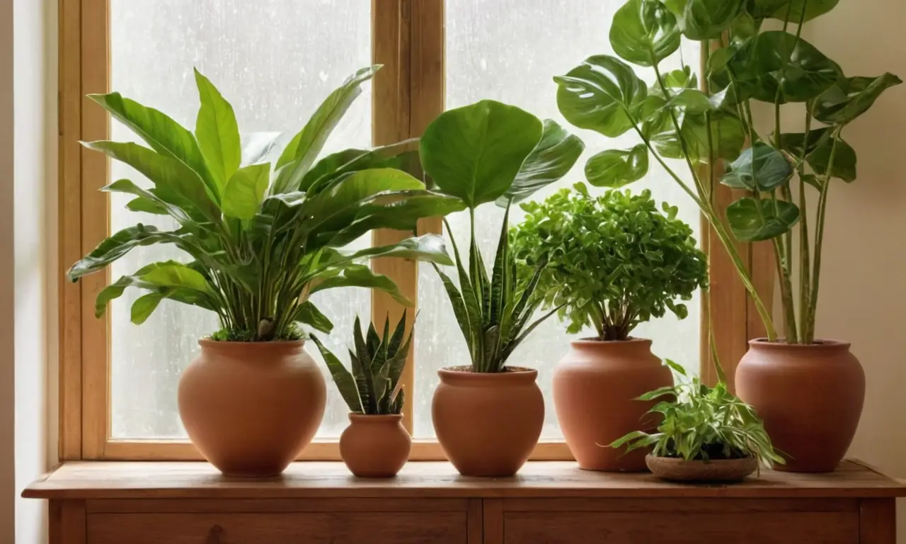 Naturaleza interior crea un ambiente sereno
