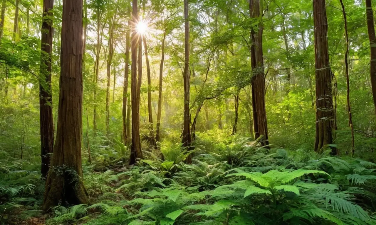 Bosque vibrante y diverso en conservación