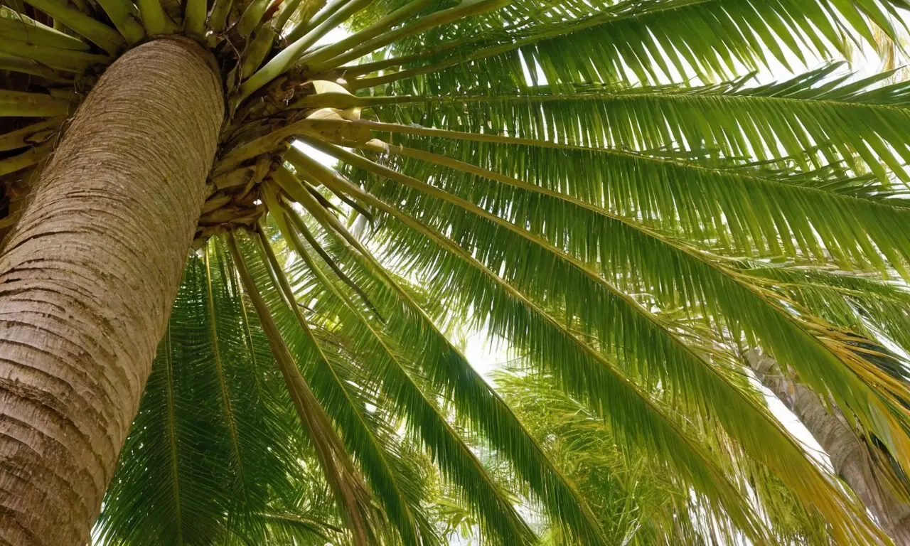 Palmera elegante en un ambiente tropical