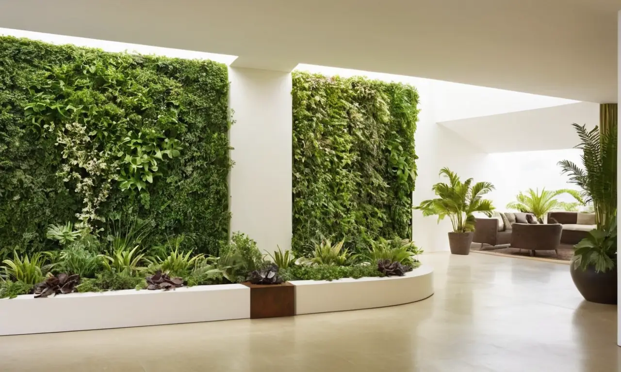 Vegetación vibrante crea un ambiente armonioso