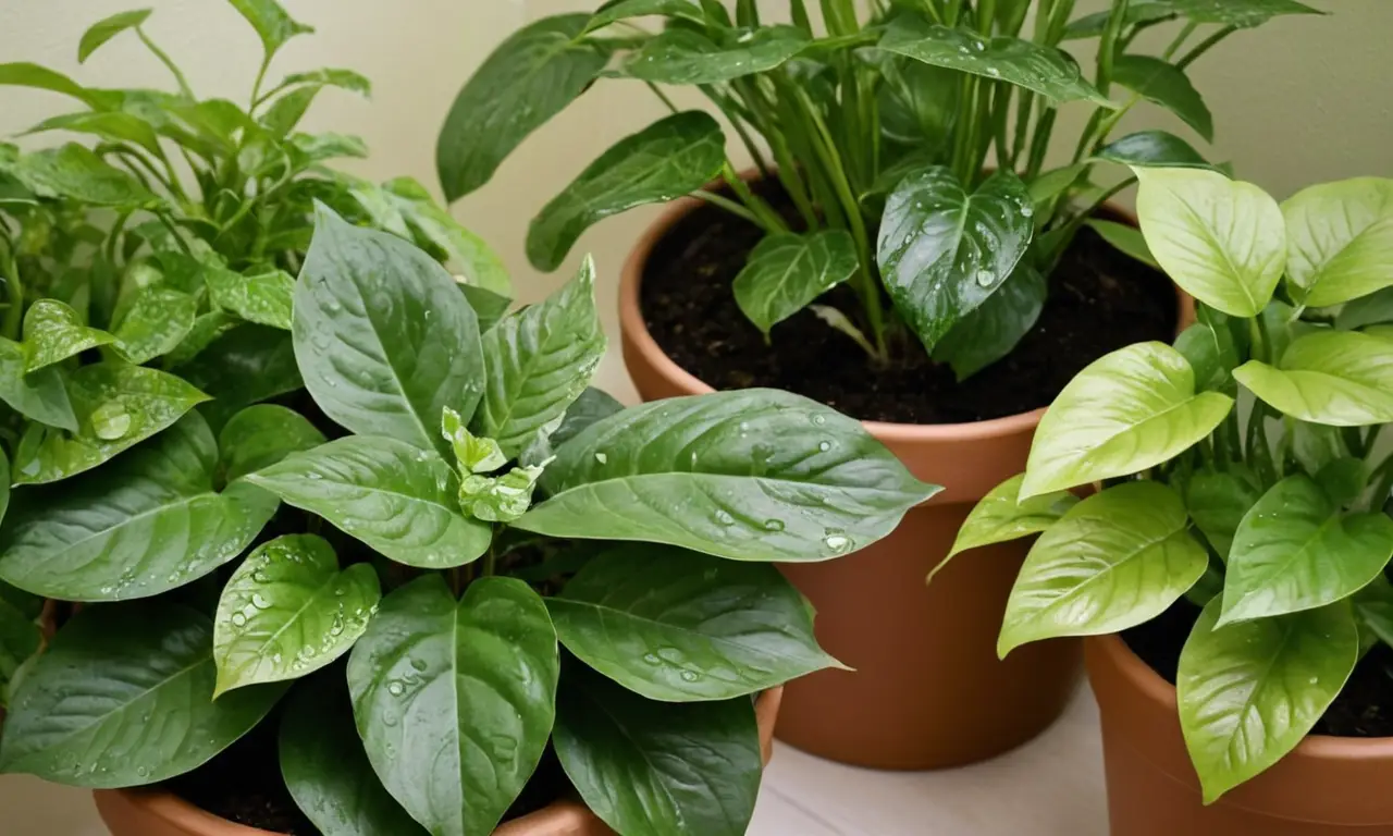 Plantas exuberantes creando un ambiente acogedor