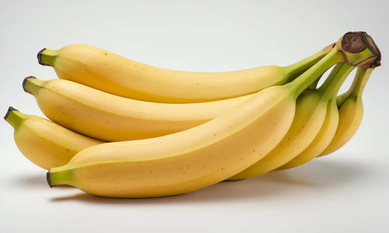 Bananas amarillas con textura y sombras profundas