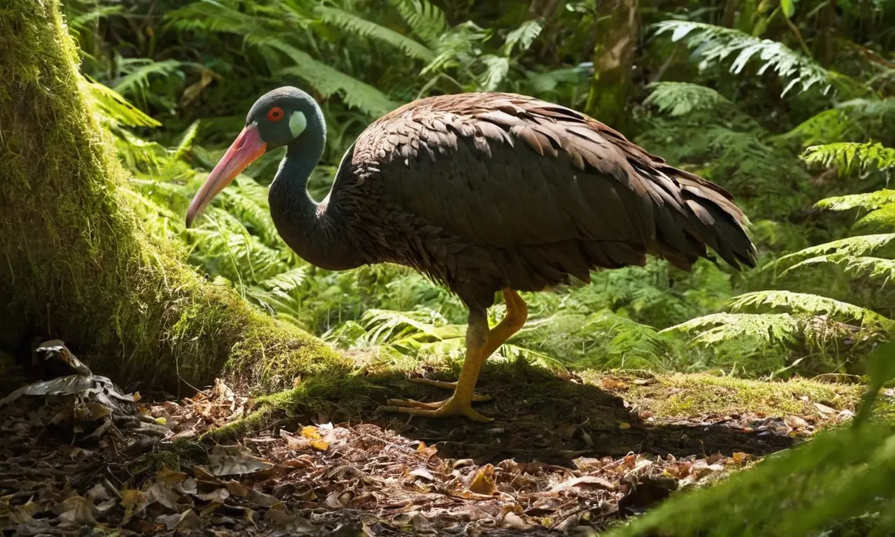 Bosque denso con un dodo y tensión