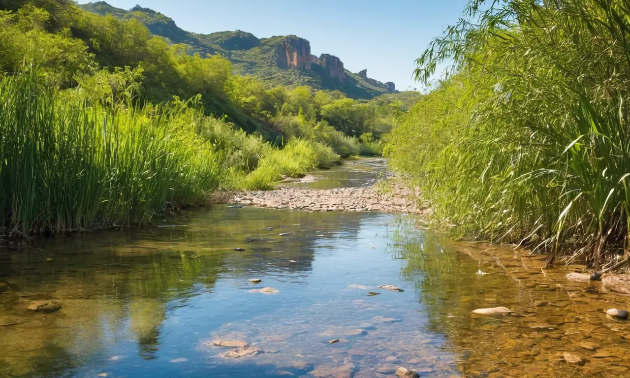 Río sereno rodeado de naturaleza exuberante