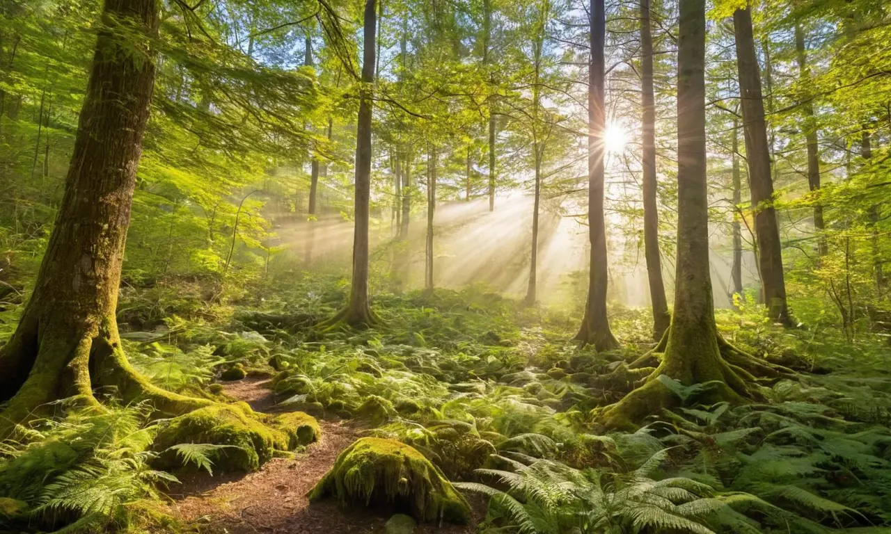 Un paisaje sereno y biodiverso de bosque