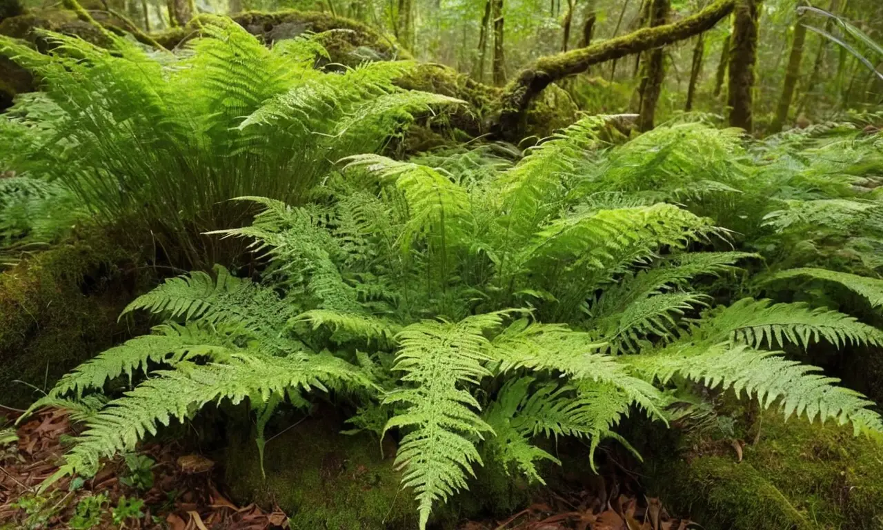 Bosque antiguo lleno de vida y detalles