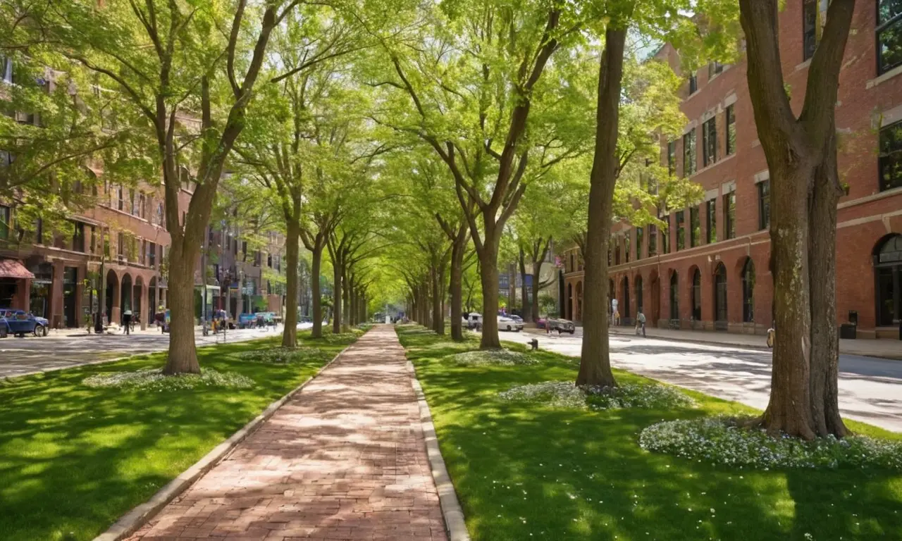 Árboles urbanos crean armonía y tranquilidad vital