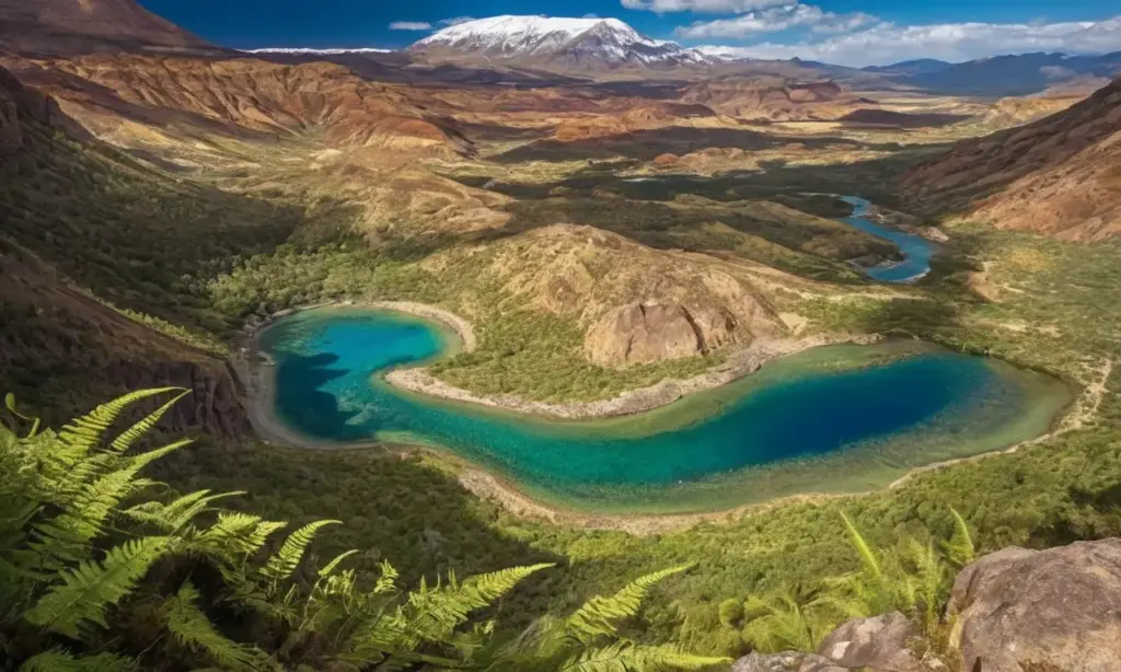 Paisaje prehistórico diverso y lleno de vida