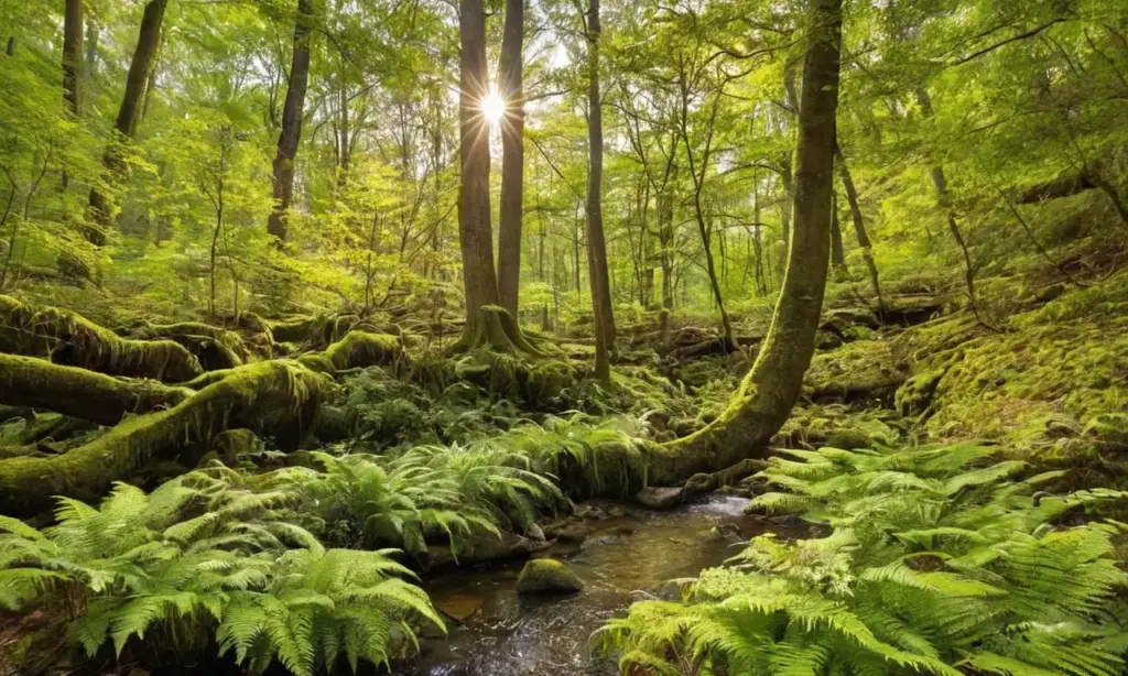 Un bosque vibrante y lleno de vida