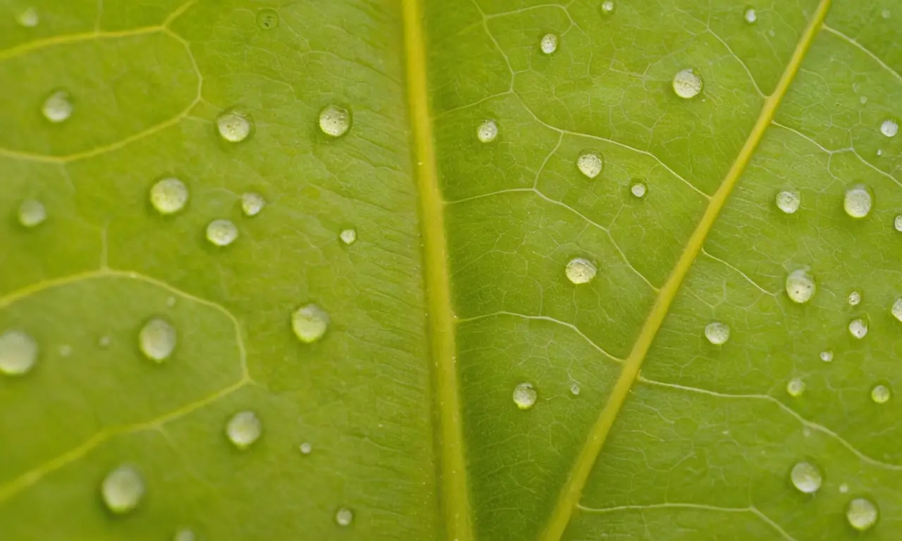 Sección de tallo de planta detallada y vibrante