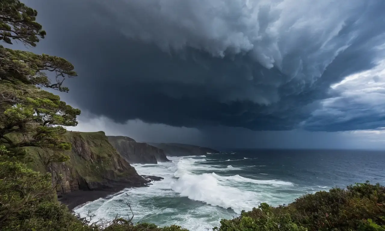 Furiosa tormenta desata poder natural incontrolable