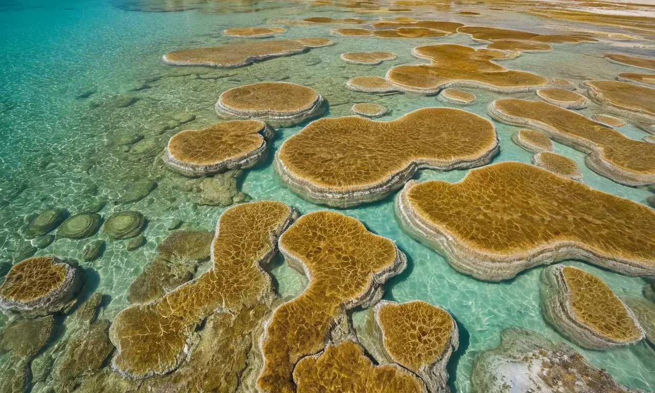 Estromatolitos en laguna revelan vida antigua