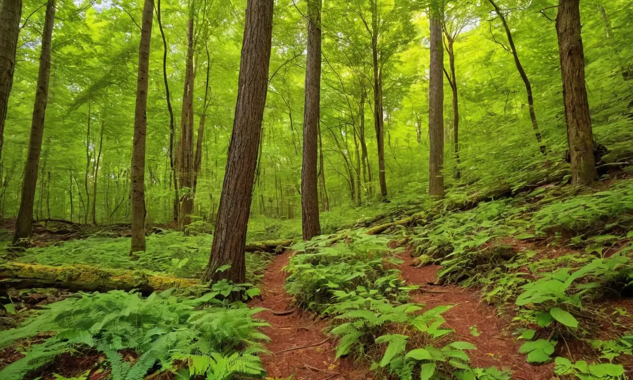 Naturaleza vibrante con detalles botánicos diversos