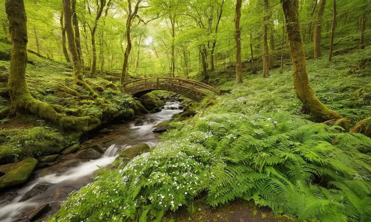 Bosque exuberante invita a explorar la naturaleza