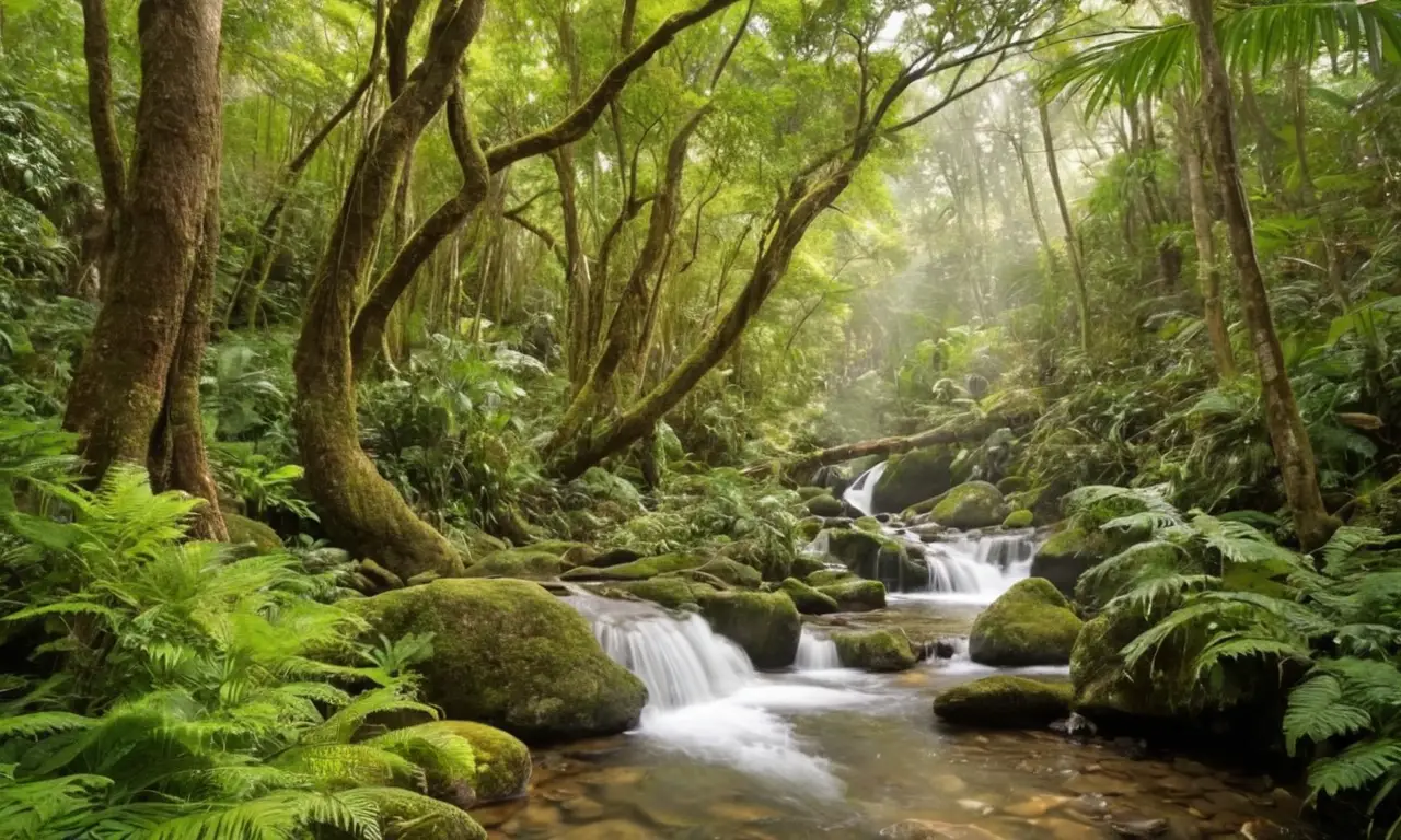 Naturaleza exuberante combinada con ecoturismo sostenible