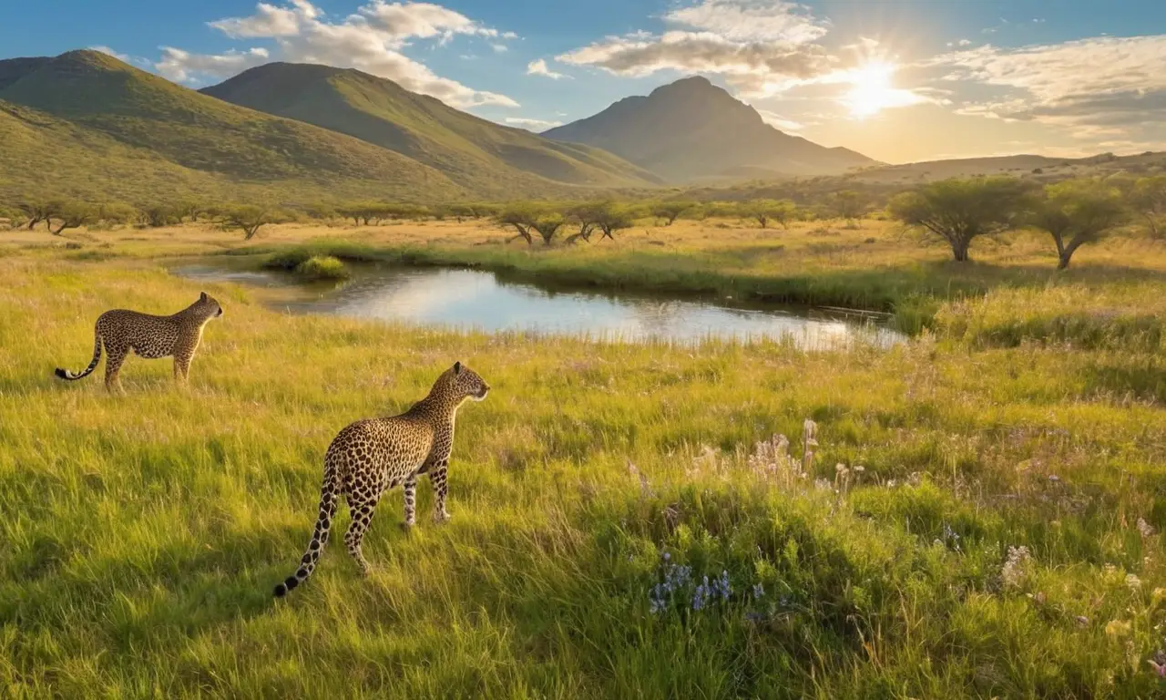 Espléndida savana colombiana llena de vida