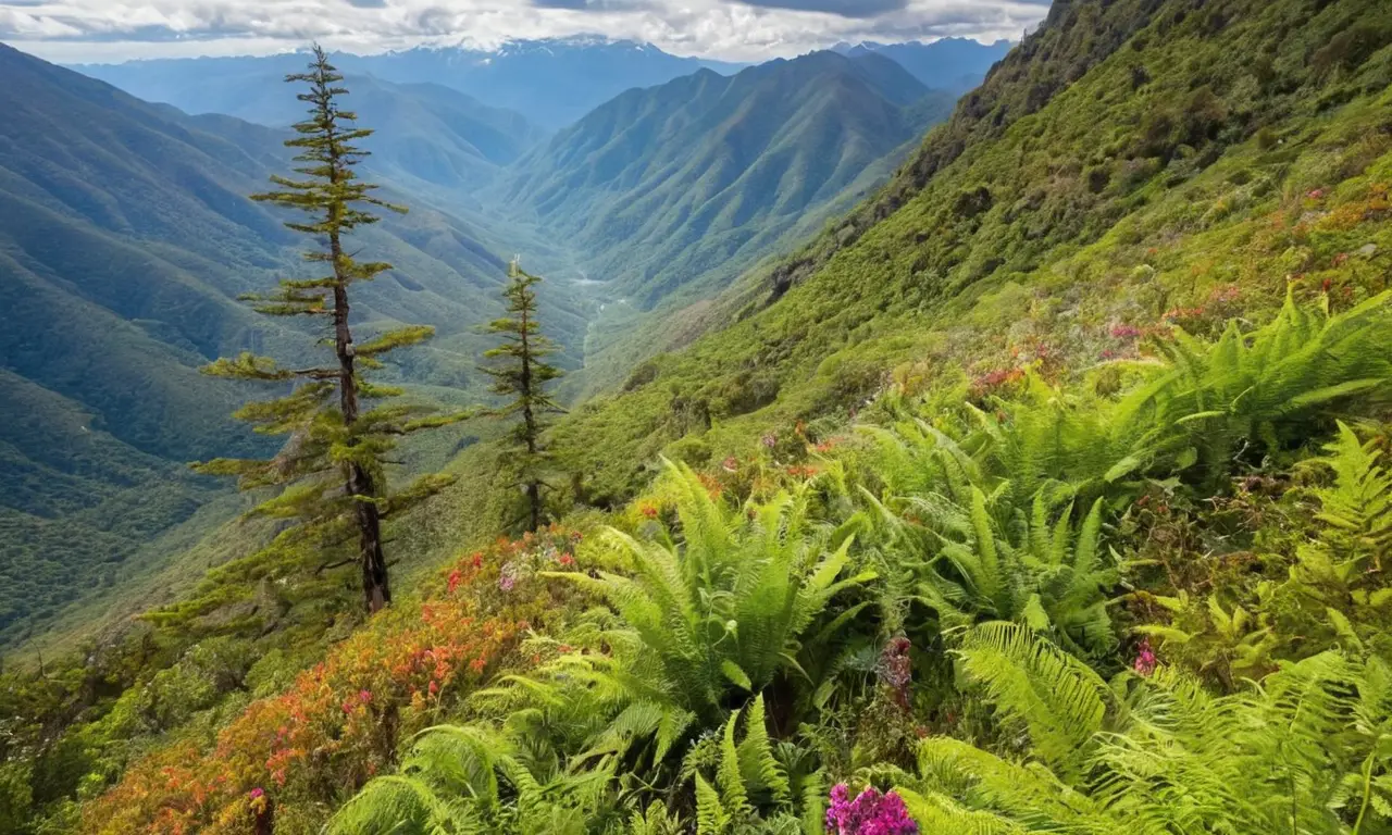 Ecosistema vibrante de los Andes colombianos