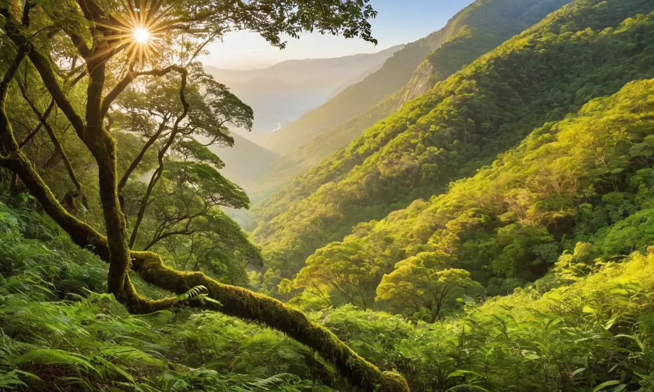 Selva vibrante y serena llena de vida