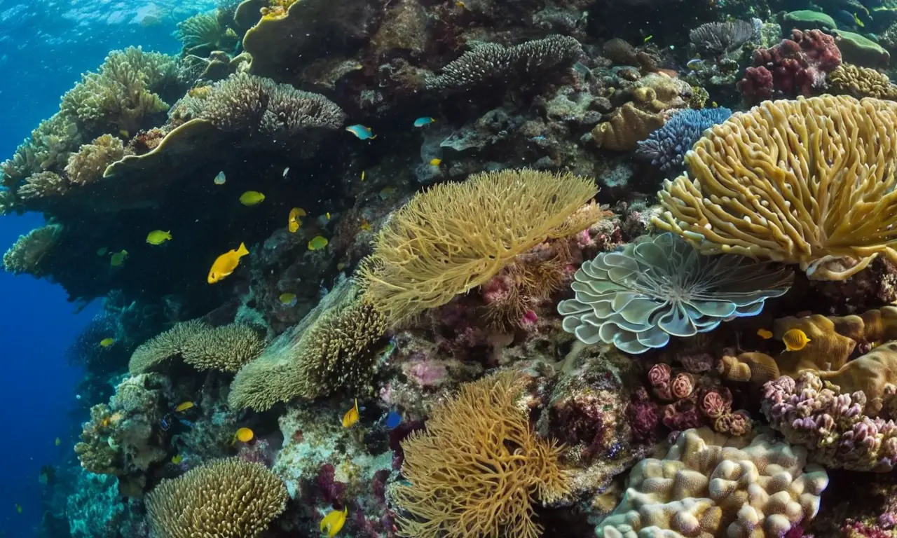 Ecosistema submarino vibrante y lleno de vida